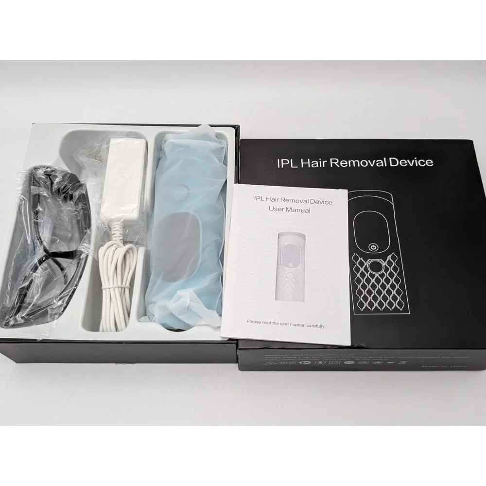 EaseVibe IPL Laser Hair Removal Device, Ice-Cooling Painless Result Hair Removal